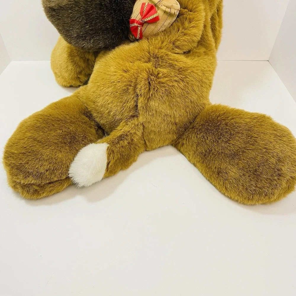 Sears Windsor Collection St Bernard Dog Lay Flat‎ Pillow Plush 26